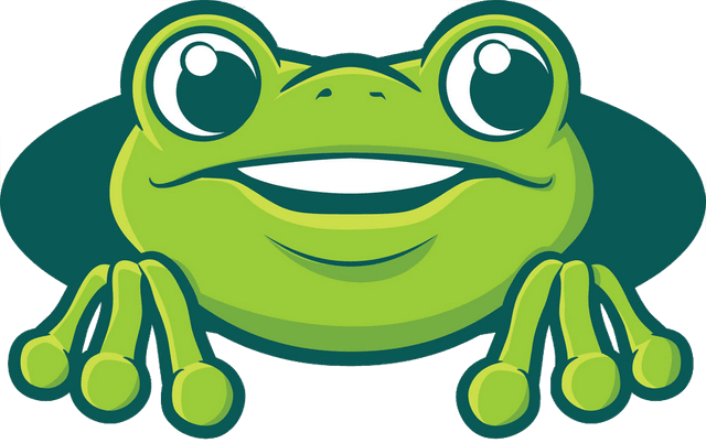 Frog Hollow frog logo